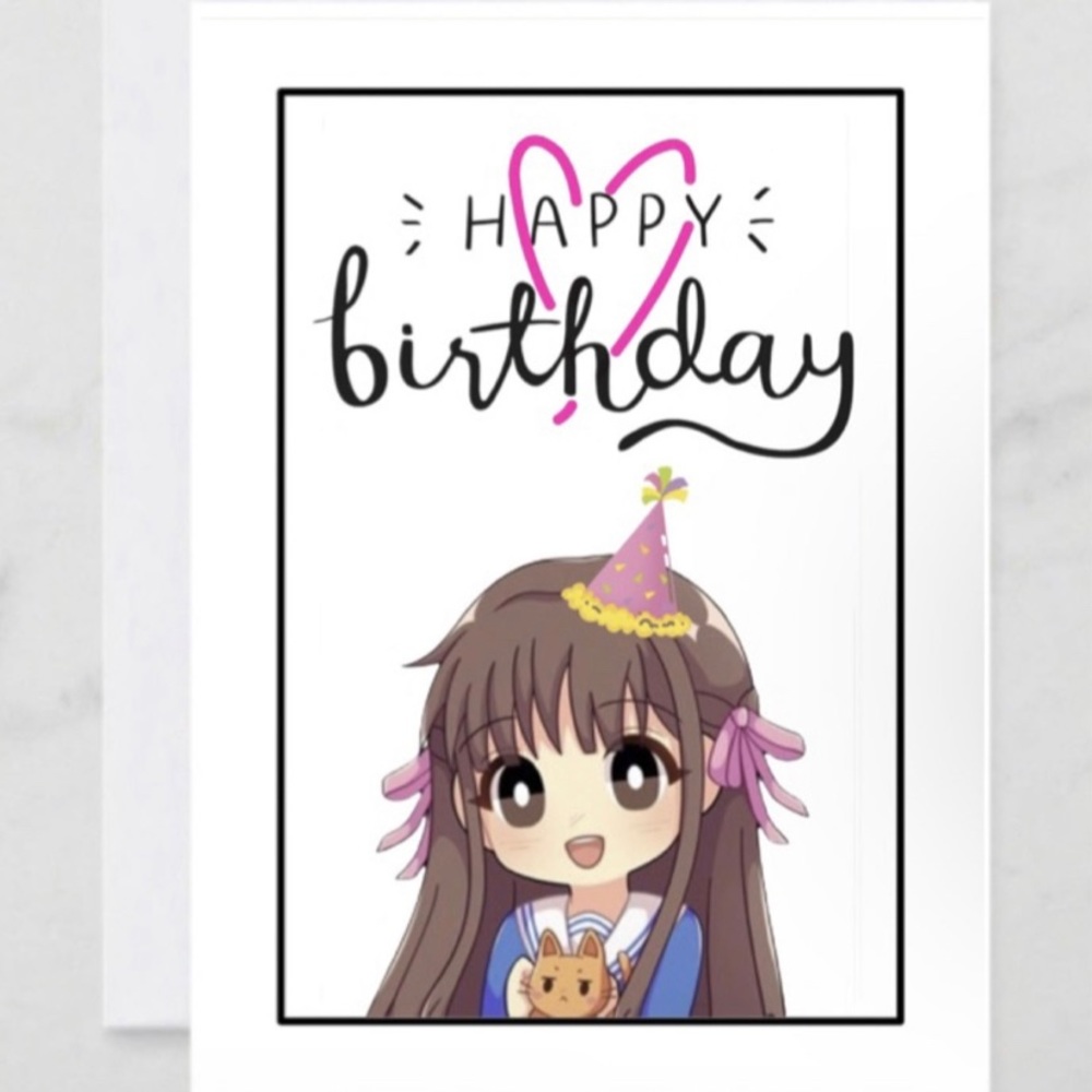 Tohru Honda Birthday Card